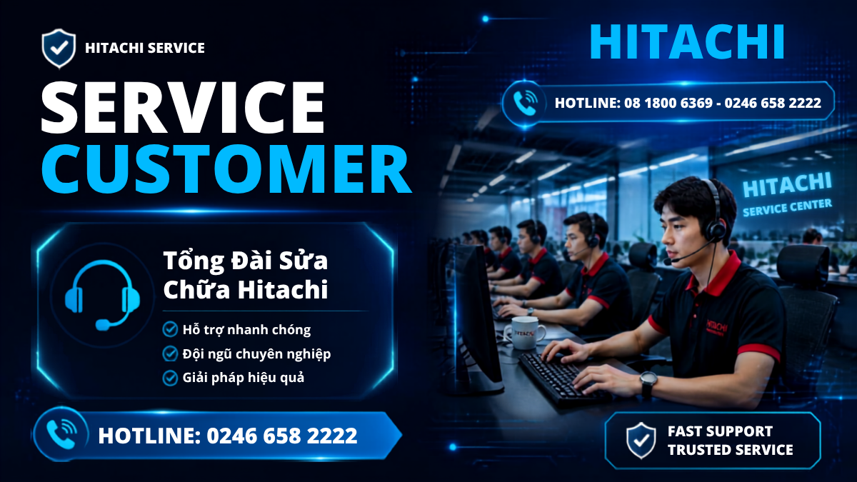Tổng đài sửa chữa sản phẩm Hitachi 247