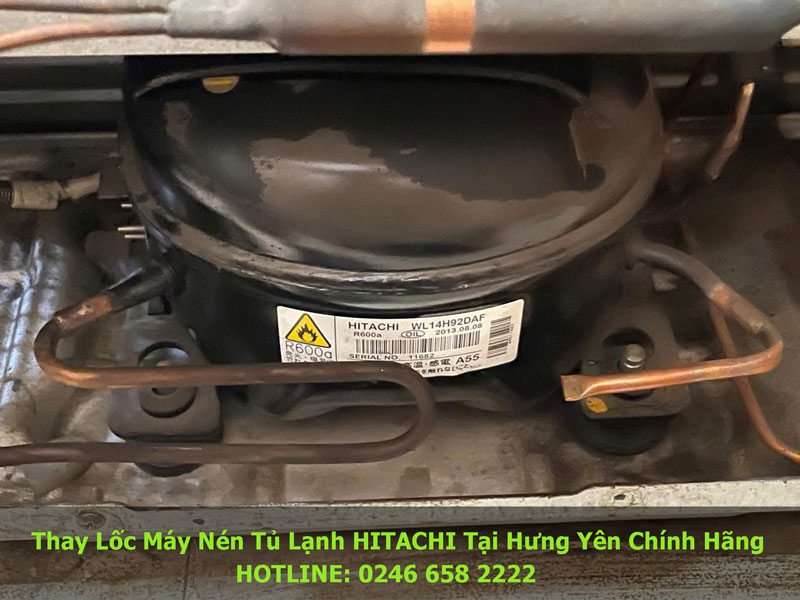 Địa chỉ thay lốc máy nén tủ lạnh hitachi chính hãng tại Hưng Yên