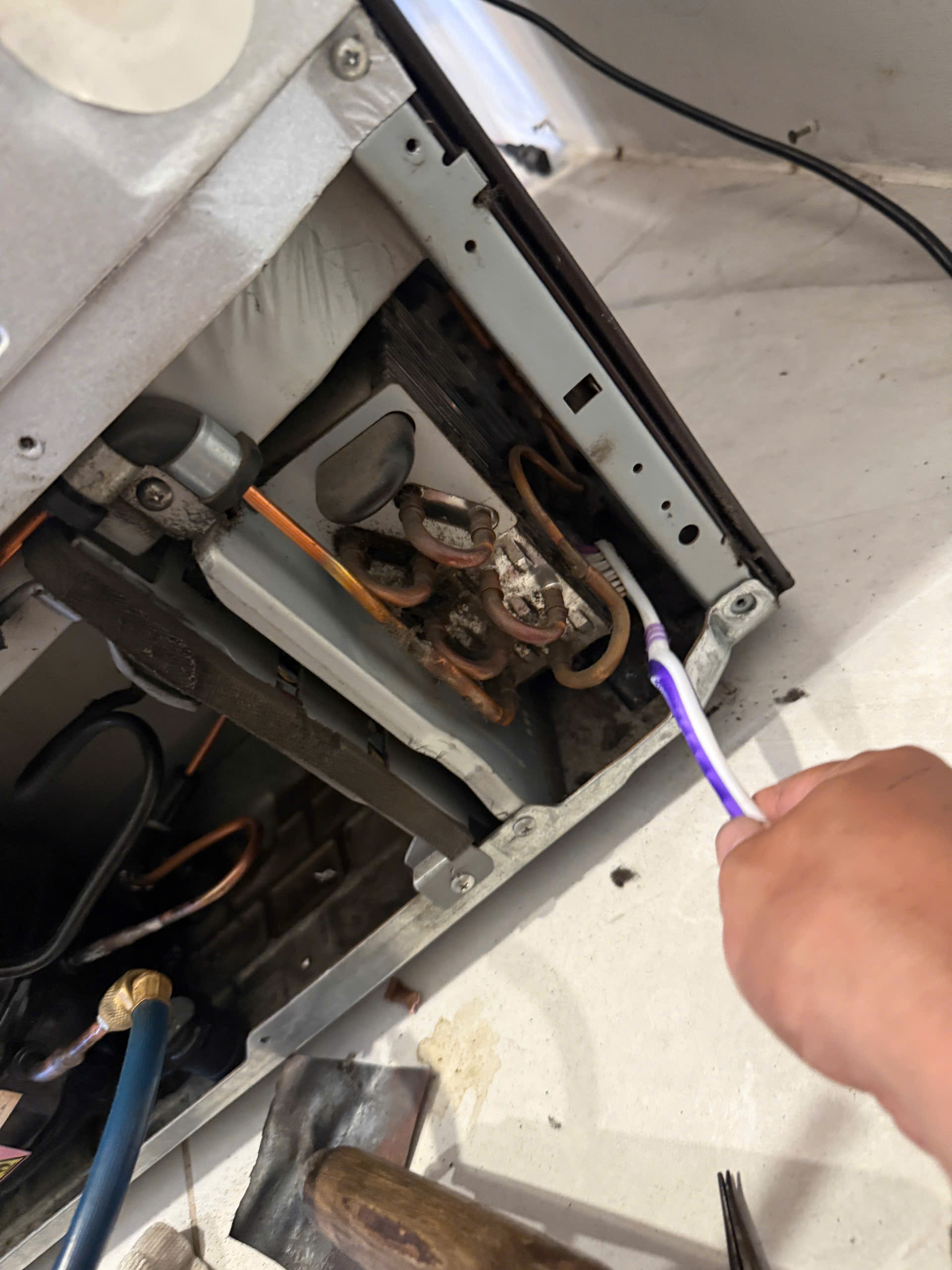 Thường xuyên vệ sinh dàn nóng và khu vực lốc máy nén giúp tủ đạt hiệu suất lạnh tốt và bền bỉ