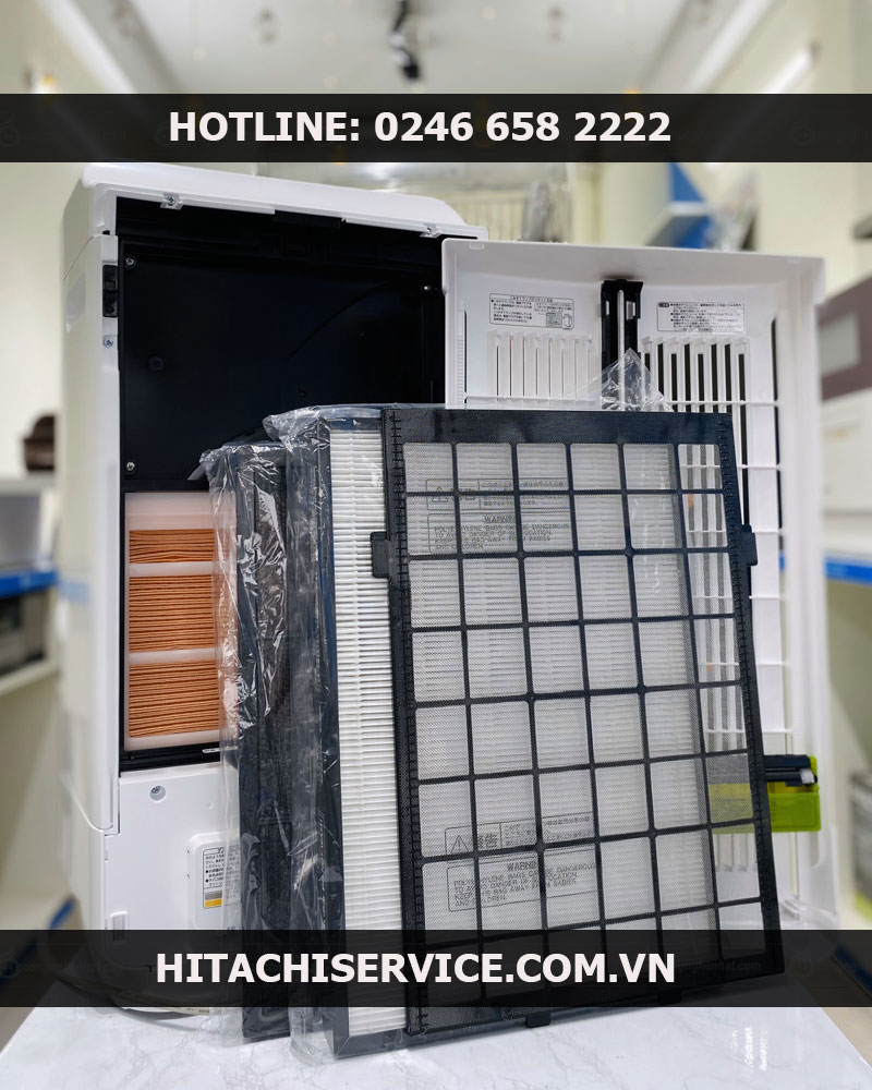 Hitachi cung cấp các tấm lọc đi kèm chính hãng máy lọc không khí