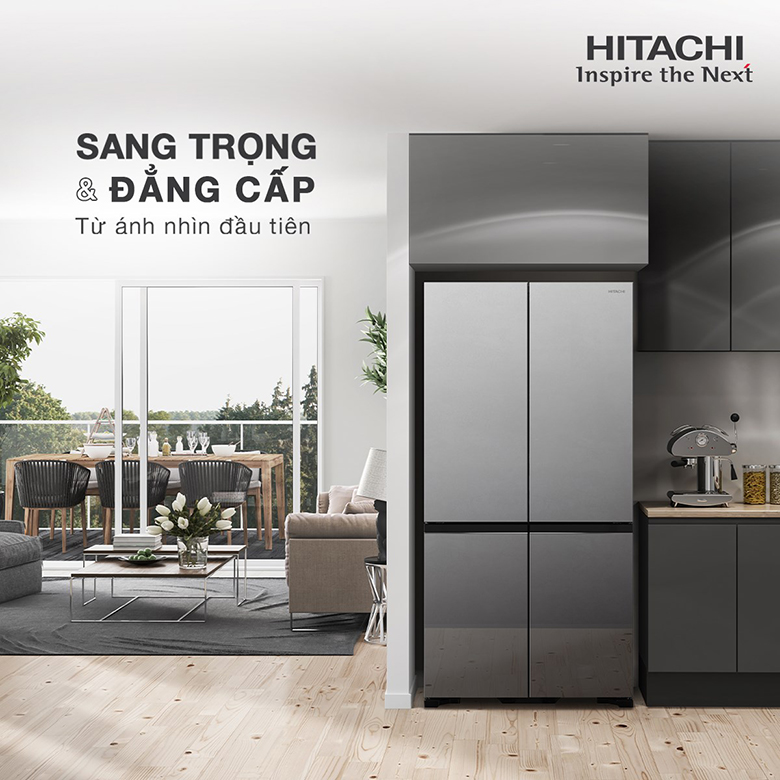 Tủ lạnh Hitachi R-wb640vgv0x sang trọng và đẳng cấp
