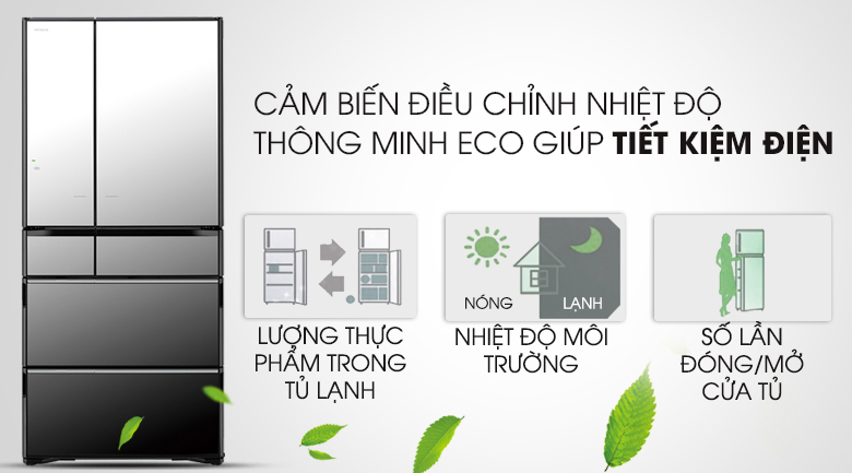Tủ lạnh hitachi R-E6200XV đẳng cấp trong không gian bếp