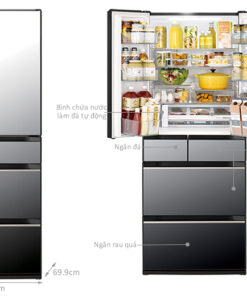 Tủ lạnh hitachi R-HW540RV-X2