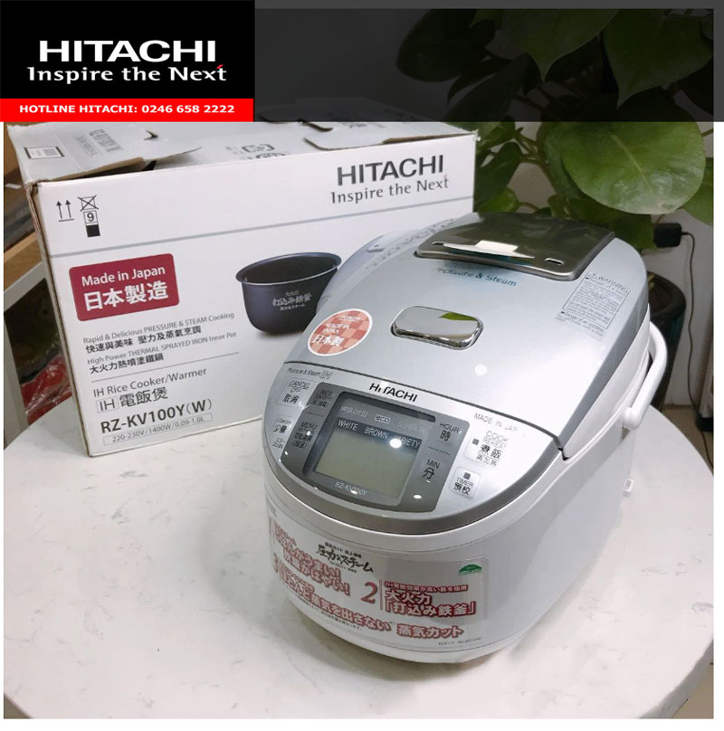 Nồi cơm điện cao tần hitachi dùng công nghệ ih giúp cơm ngon hơn