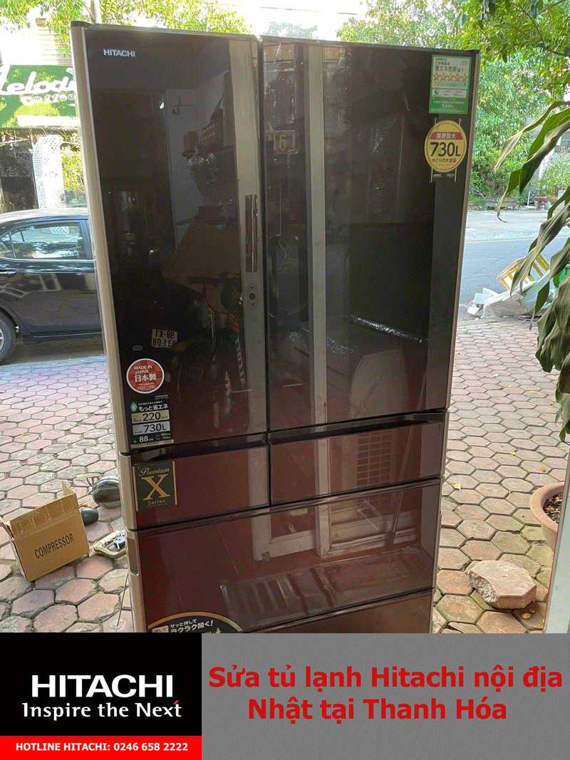 Sửa tủ lạnh Hitachi nội địa Nhật tại Thanh Hóa