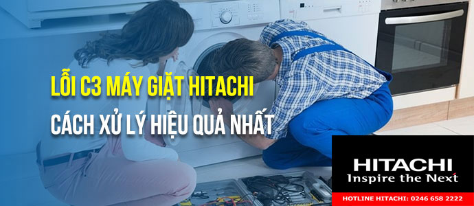 Cách kiểm tra xử lý lỗi c03 máy giặt hitachi