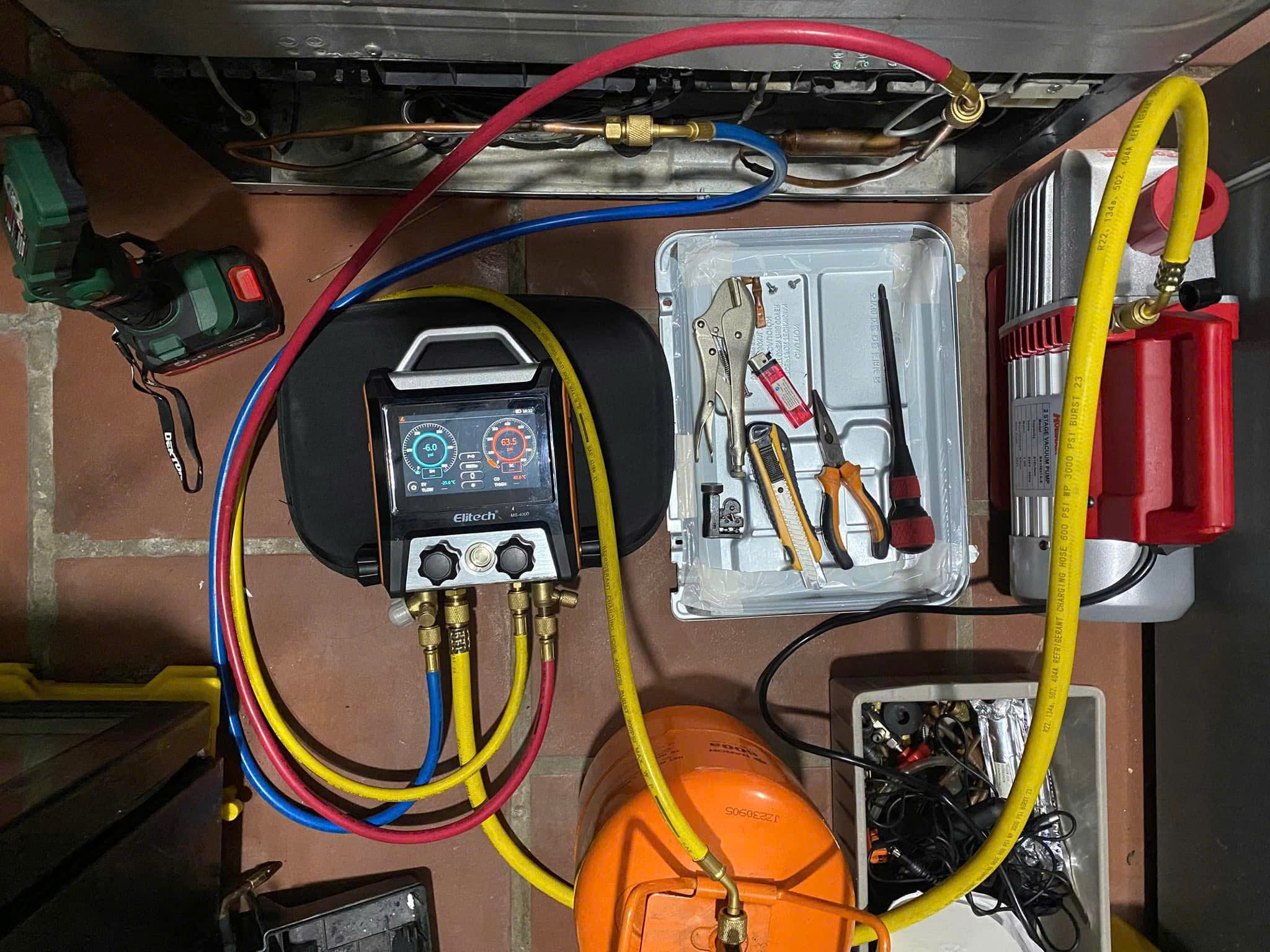 Nạp gas tủ lạnh theo đúng quy trình giúp tủ hoạt động ổn định