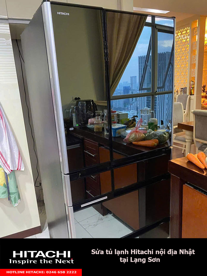 Sửa tủ lạnh Hitachi nội địa Nhật tại Lạng Sơn