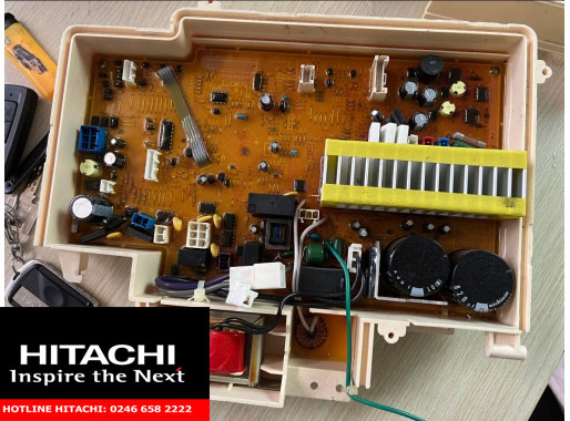 Bo mạch chính máy giặt hitachi lỗi