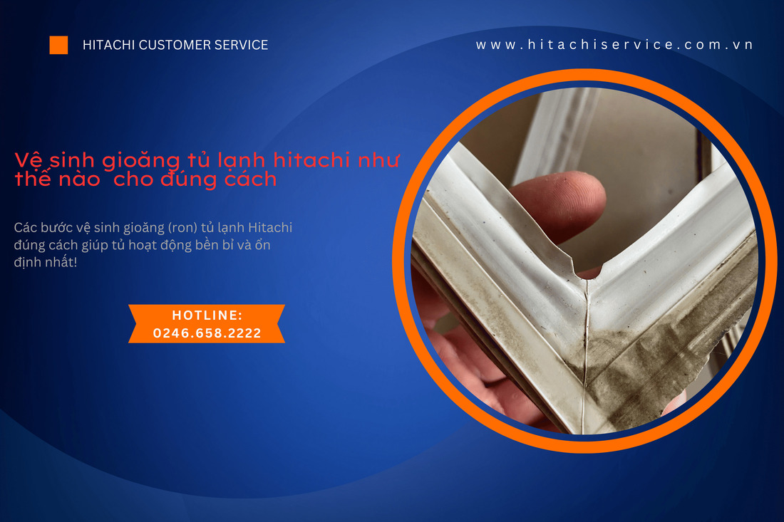 Cách vệ sinh gioăng ron tủ lạnh hitachi đúng cách