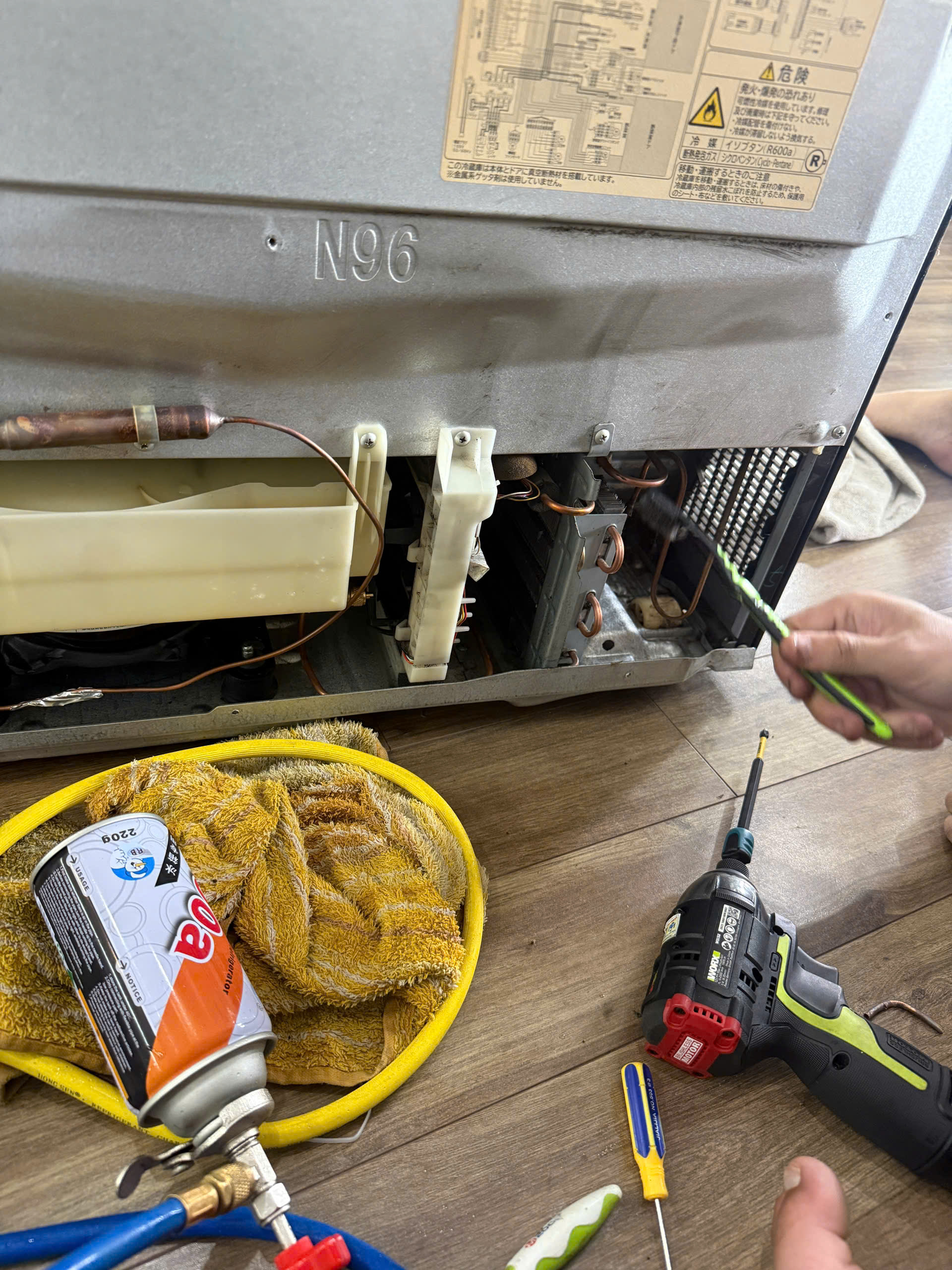 Dịch vụ sửa chữa bảo trì bảo dưỡng tủ lạnh hitachi tại Tân Triều