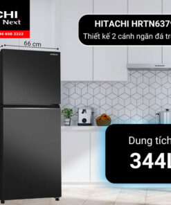 Tủ lạnh Hitachi Inverter 2 cánh HRTN6379SGBKVN