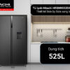 Tủ lạnh Hitachi side by side inveter HRSN9552DWDXVN
