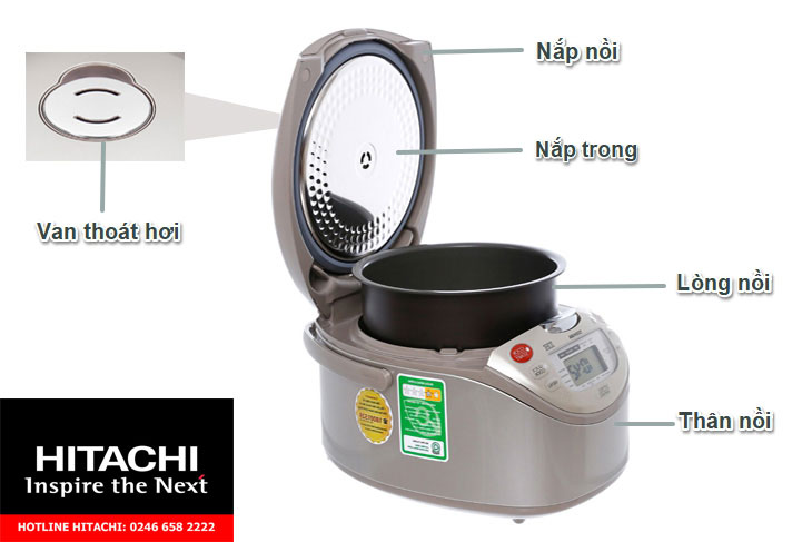 Vệ sinh lòng nồi cơm điện cao tần giúp nồi hoạt động bền bỉ