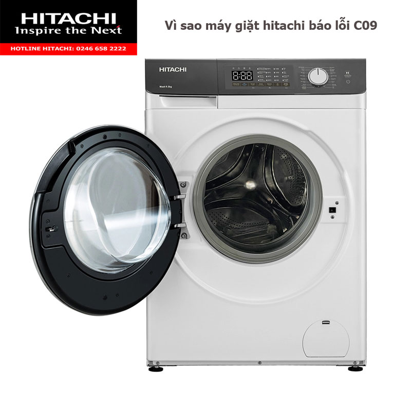 Vì sao máy giặt hitachi báo lỗi C09