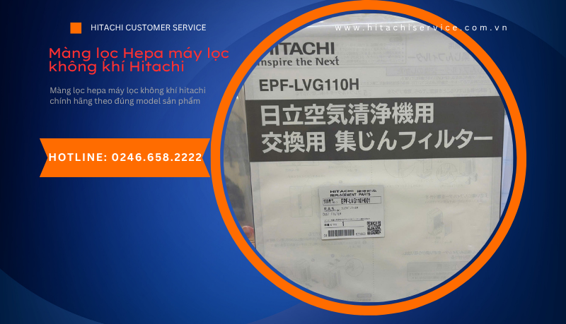 Màng lọc không khí hitachi chính hãng