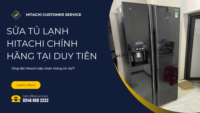 sửa tủ lạnh hitachi chính hãng tại duy tiên hà nam