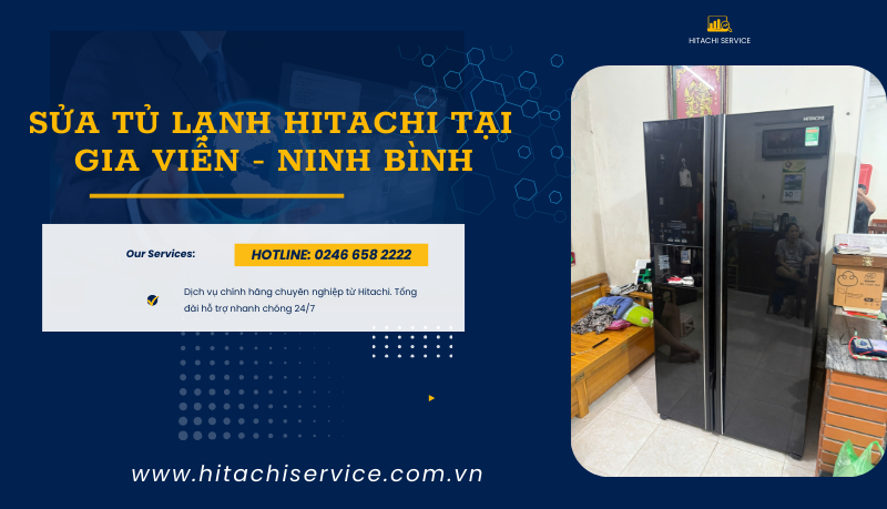 bảo hành tủ lạnh hitachi tại gia viễn ninh bình
