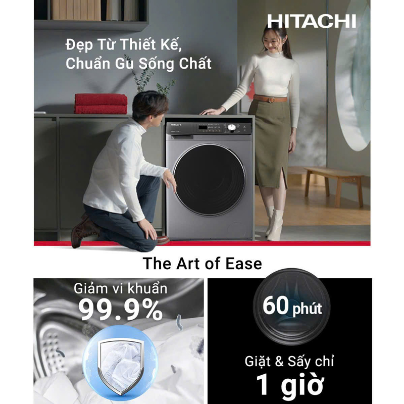 Máy sấy quần áo Hitachi sự lựa chọn hoàn hảo