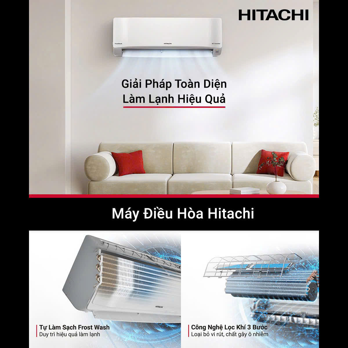 Trung tâm bảo hành điều hòa Hitachi Hưng Yên