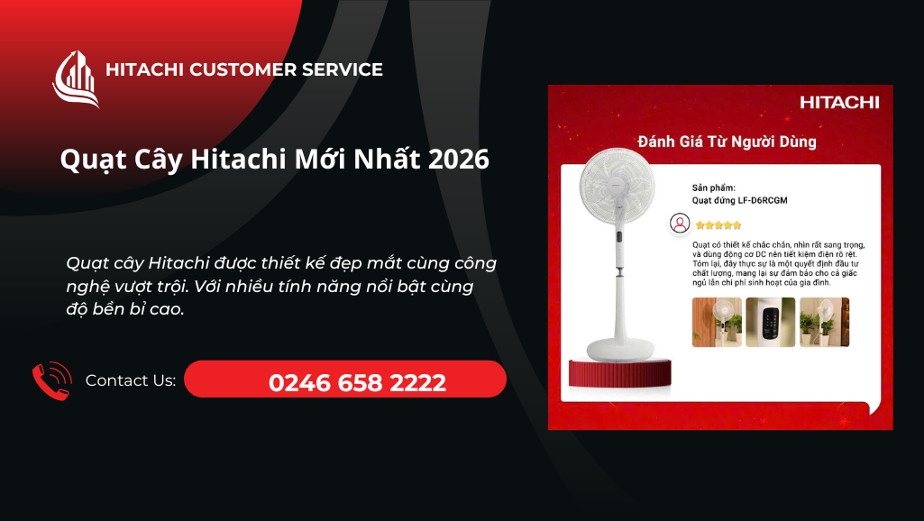 Quạt cây Hitachi có tốt không