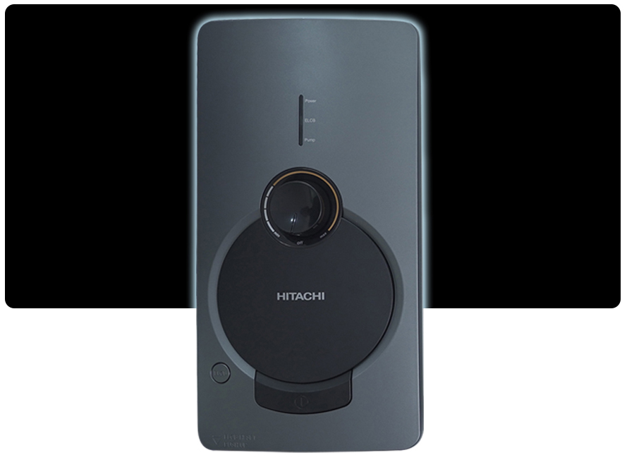 Vỏ bình đun máy nước nóng hitachi thiết kế chống cháy