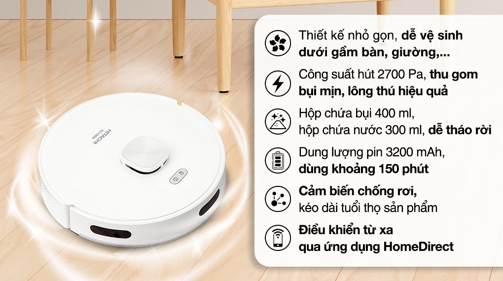 Công nghệ hiện đại của robot lau nhà hitachi