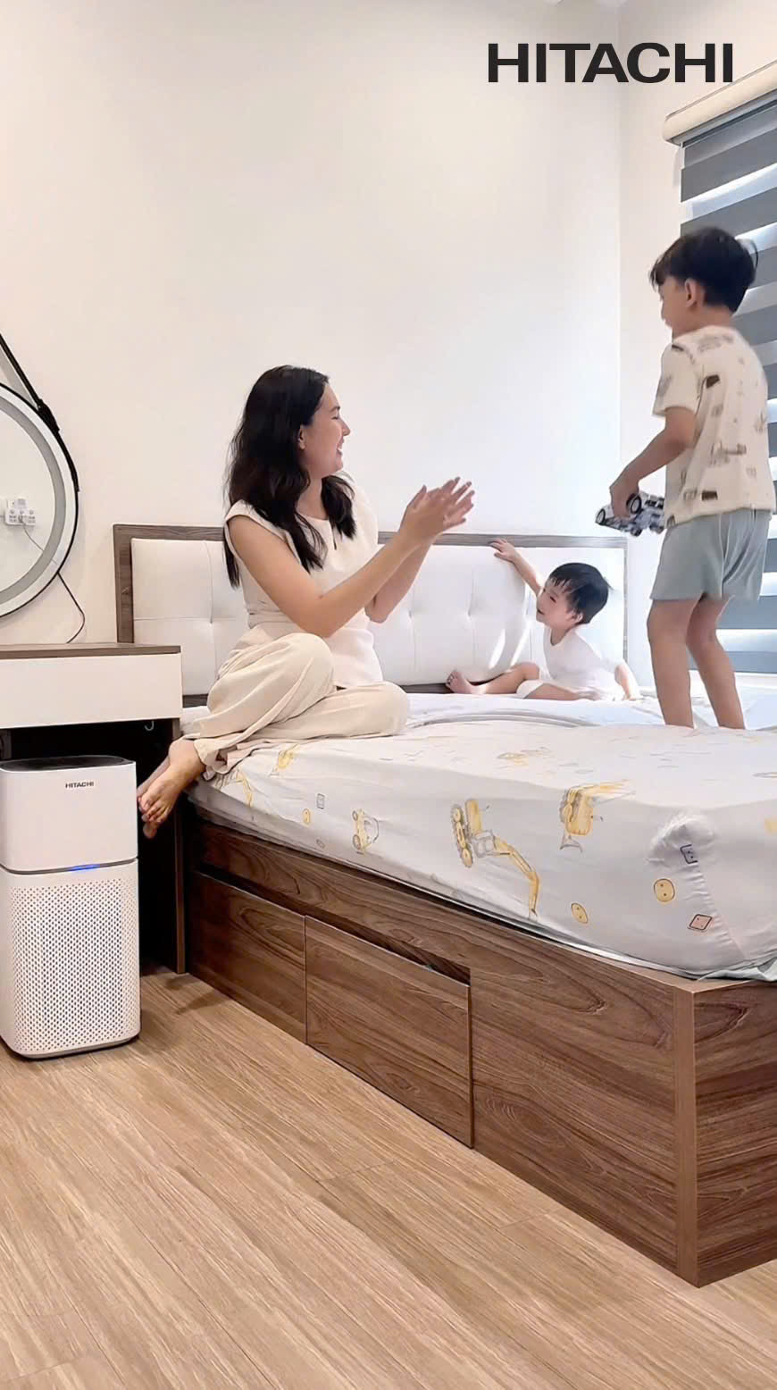 Giữ trọn vẹn không khí sạch sẽ tươi mát cùng máy lọc không khí hitachi