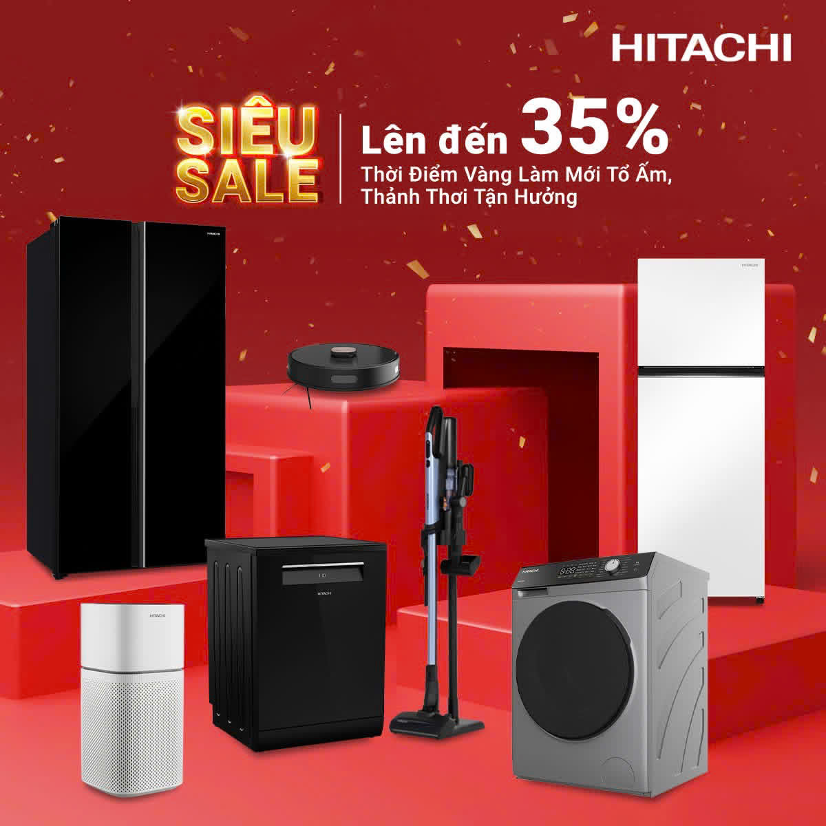 Hitachi liên tục sale sản phẩm cũng như dịch vụ sau bảo hành