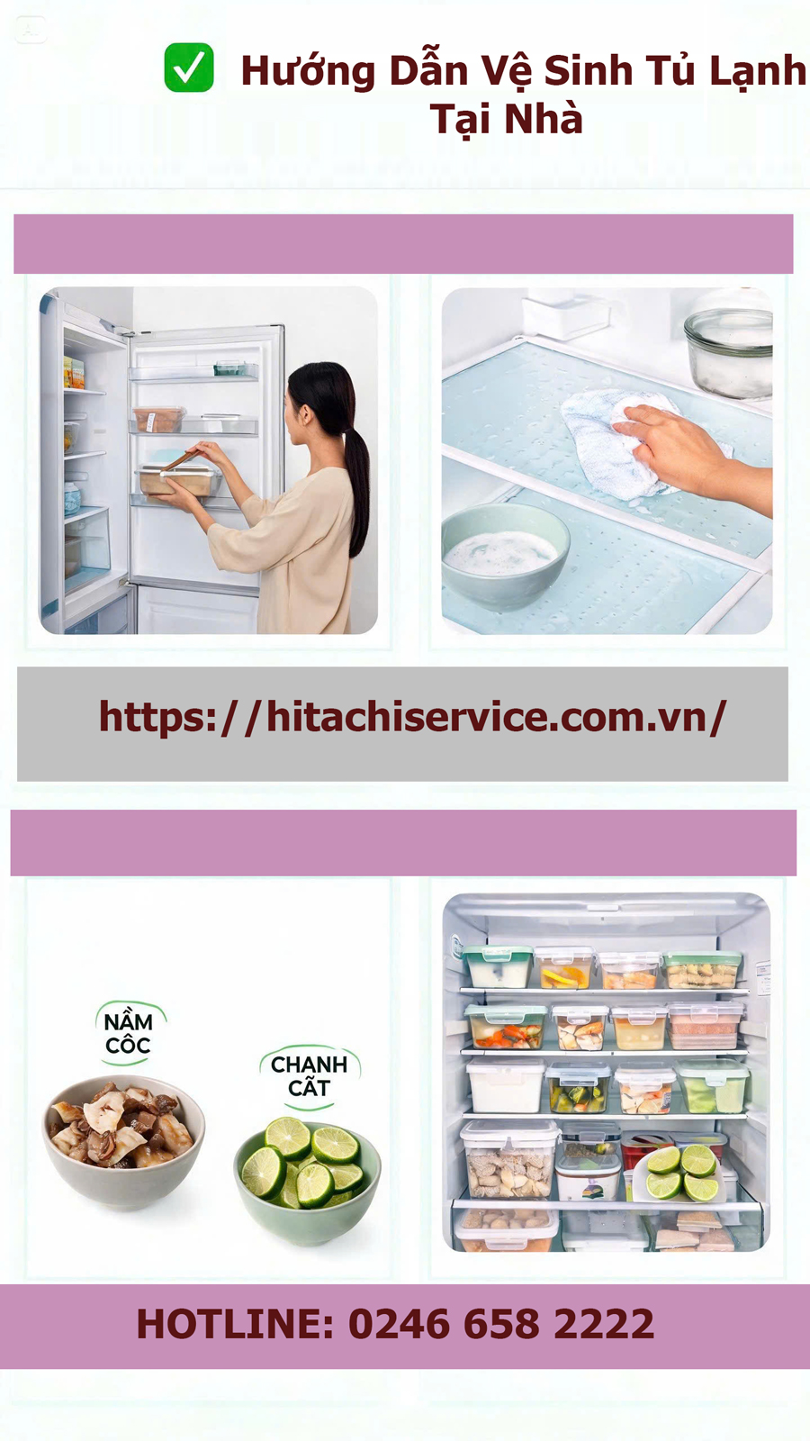 Hướng dẫn vệ sinh tủ lạnh đúng cách tại nhà