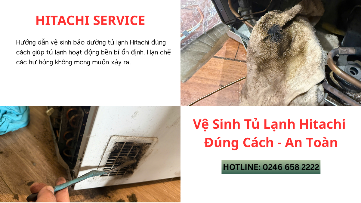 Hướng dẫn vệ sinh tủ lạnh hitachi tại nhà