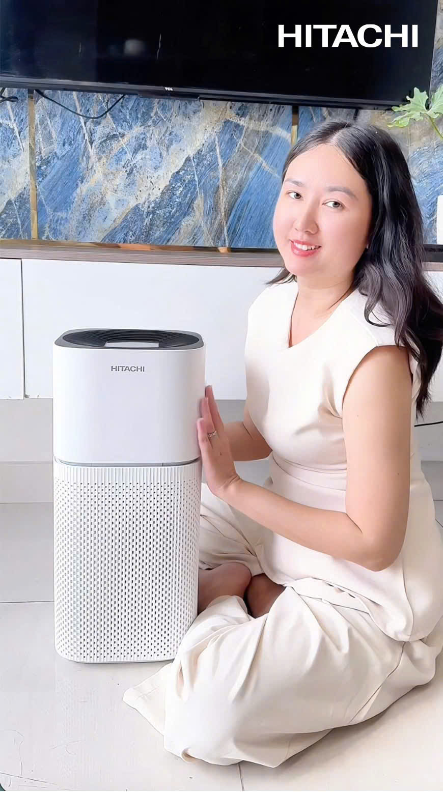 Máy lọc không khí Hitachi vận hành êm ái