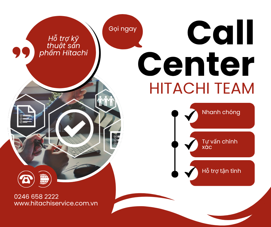 Số điện thoại hỗ trợ kỹ thuật hãng hitachi