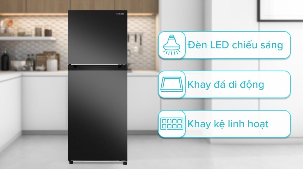 Tủ lạnh Hitachi Inverter HRTN5230MUVN thiết kế gọn gàng