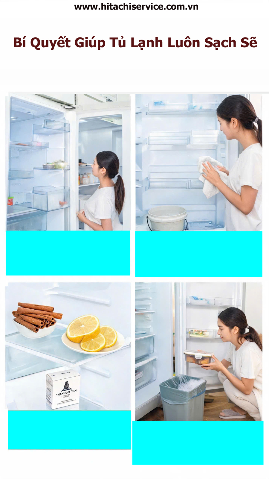 Vệ sinh tủ lạnh giúp loại bỏ vi khuẩn gây hại