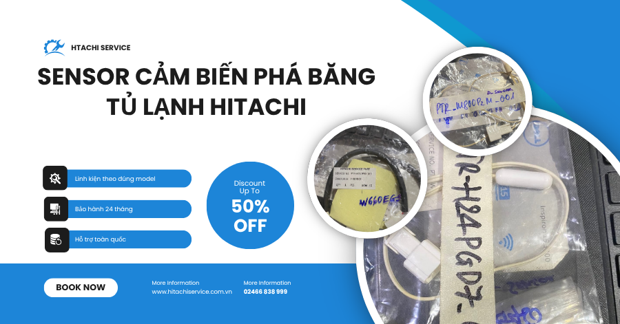 Giá cảm biến sensor phá băng tủ lạnh hitachi