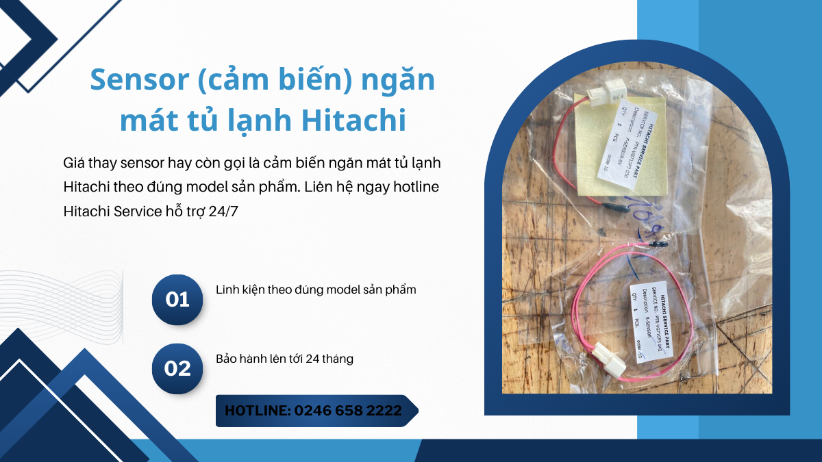 Mua cảm biến sensor ngăn mát tủ lạnh Hitachi ở đâu