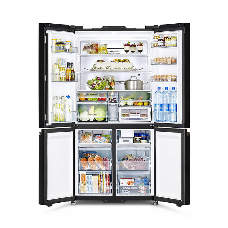 Tủ lạnh Hitachi R-WB640VGV0X 4 cánh inveter