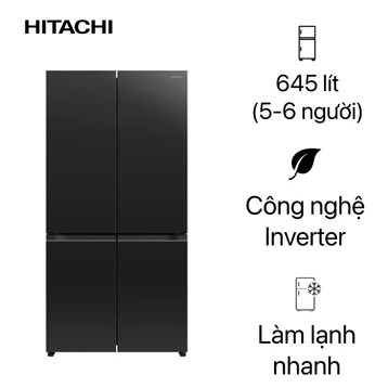 Tủ lạnh Hitachi R-WB700PGV4-GBK Inverter