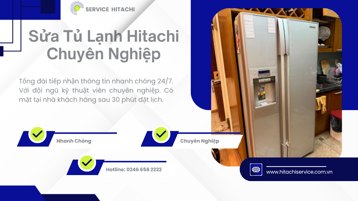 Địa chỉ sửa tủ lạnh Hitachi