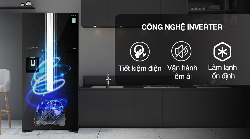 Tủ Lạnh Hitachi Inverter 540 Lít R-FW690PGV7X