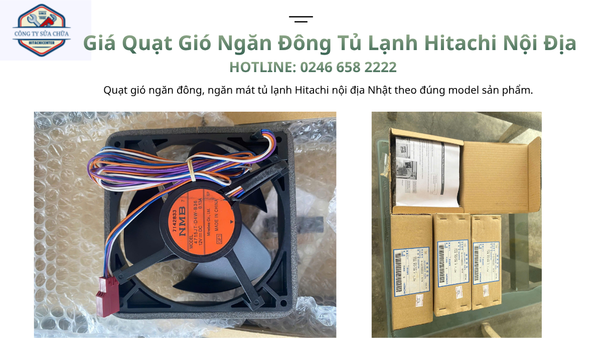 Giá Quạt Gió Ngăn Đông Tủ Lạnh Hitachi Nội Địa