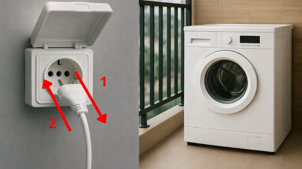 Rút nguồn điện 10 - 15 phút reset máy giặt Hitachi