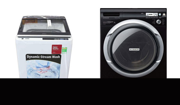 Rút nguồn điện để Reset máy giặt Hitachi