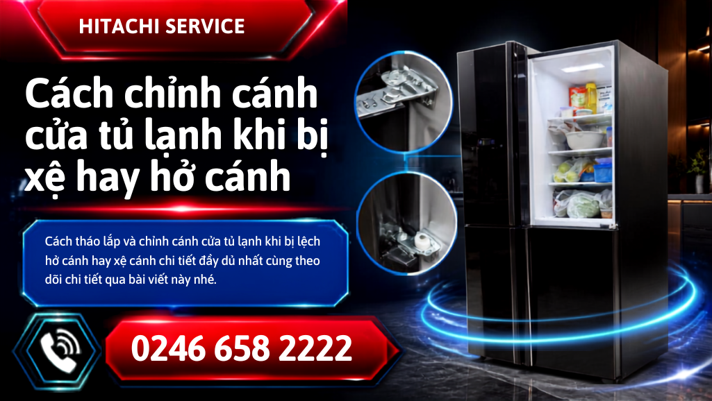 Cách chỉnh cánh tủ lạnh nhanh chóng đơn giản tại nhà